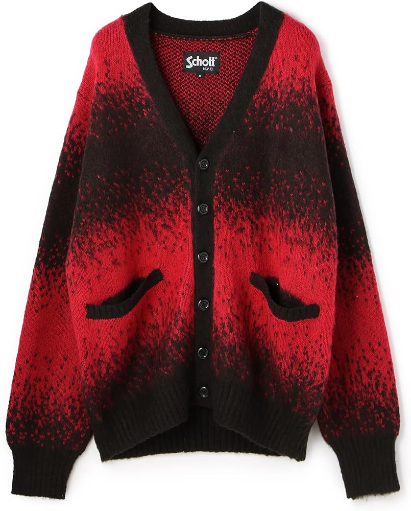 Amazon | [Schott NYC] [ショット] ニット モヘア オンブレ ボーダー