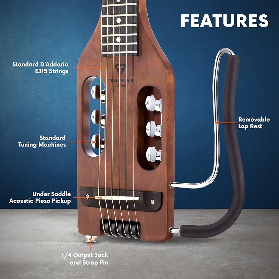 Amazon.com: Traveler Guitar Ultra-Light Acoustic Acoustic-Electric