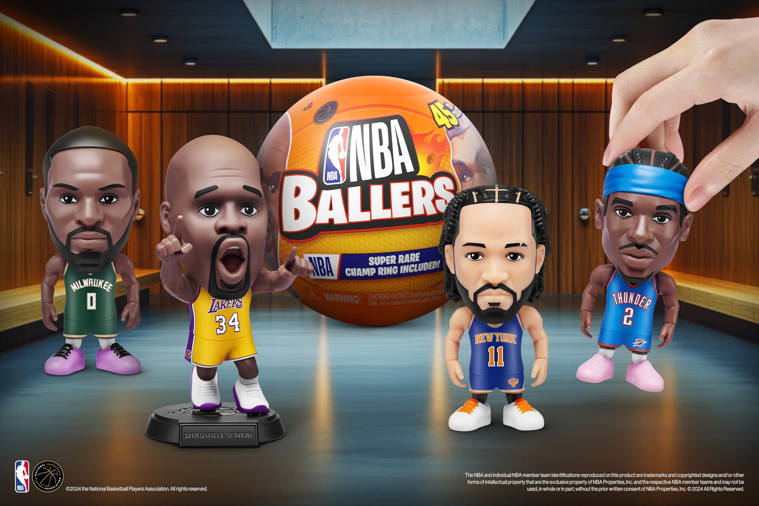 Amazon.com: 5 Surprise NBA Ballers Series 2 by ZURU, Licensed NBA