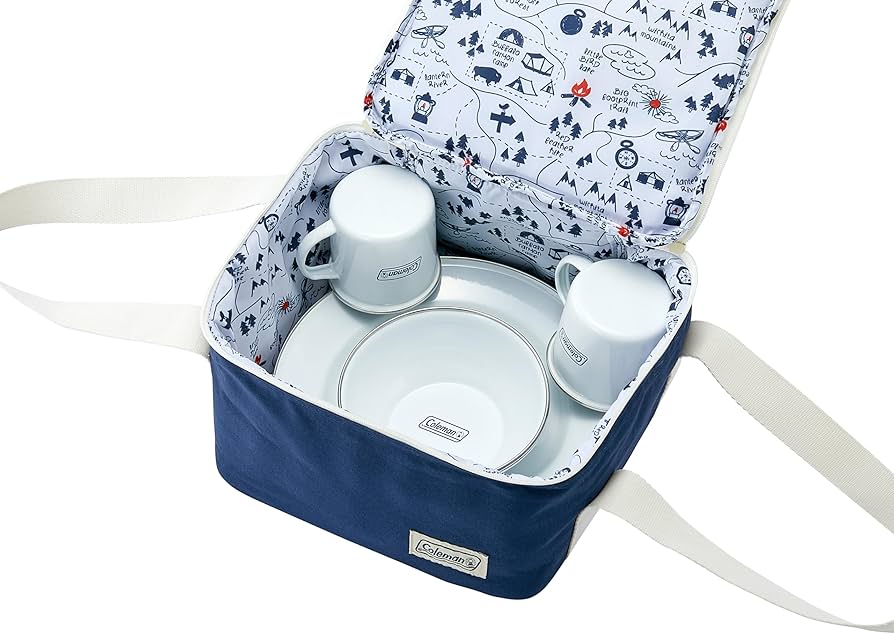 Amazon.co.jp: Coleman(コールマン)エナメルディッシュウェア2人用