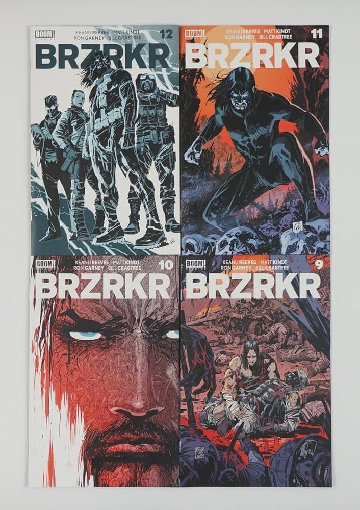 BRZRKR #1 2 3 4 5 6 7 8 9 10 11 12 complete series (Standard Cover