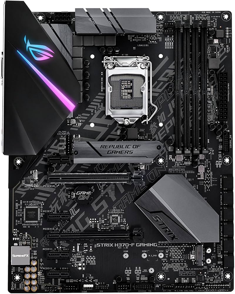 Amazon | ASUSTek Intel H370 搭載 マザーボード LGA1151対応 ROG