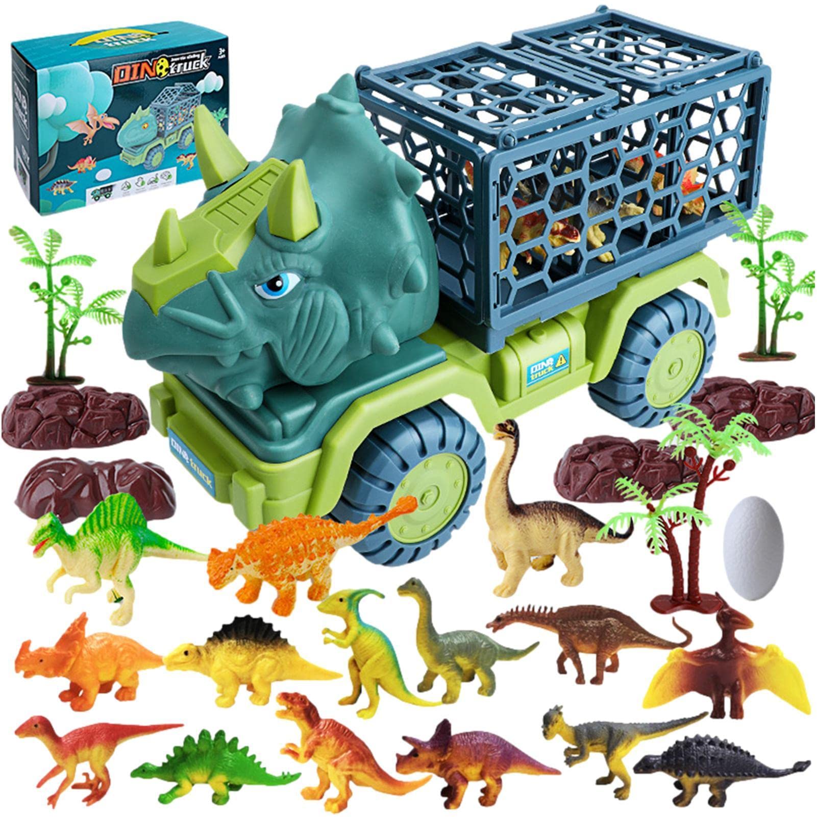 Amazon.co.jp: PUERI 車おもちゃ 恐竜おもちゃ 恐竜フィギュア 子供