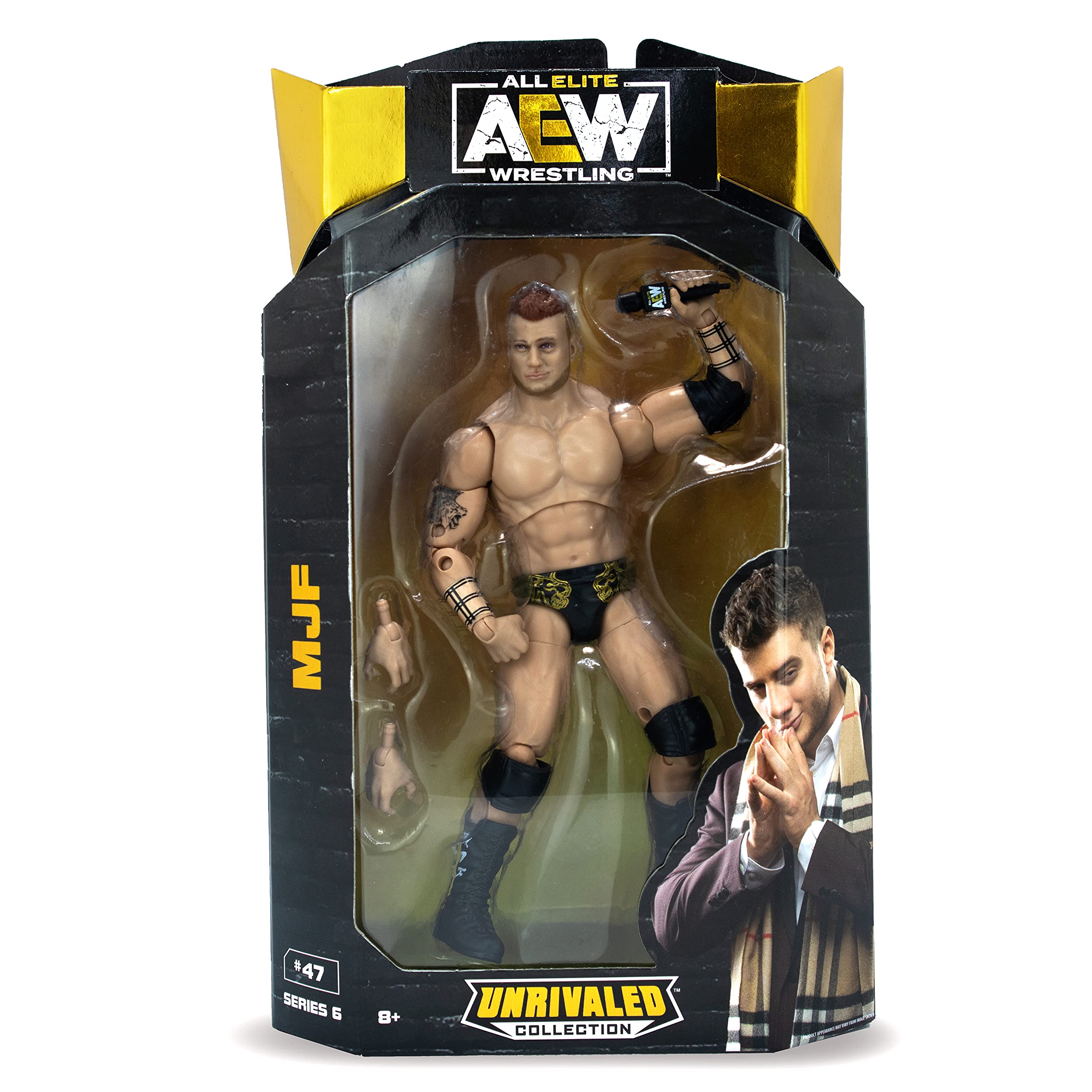 Amazon | All Elite Wrestling Unrivaled Collection MJF - 6.5インチ