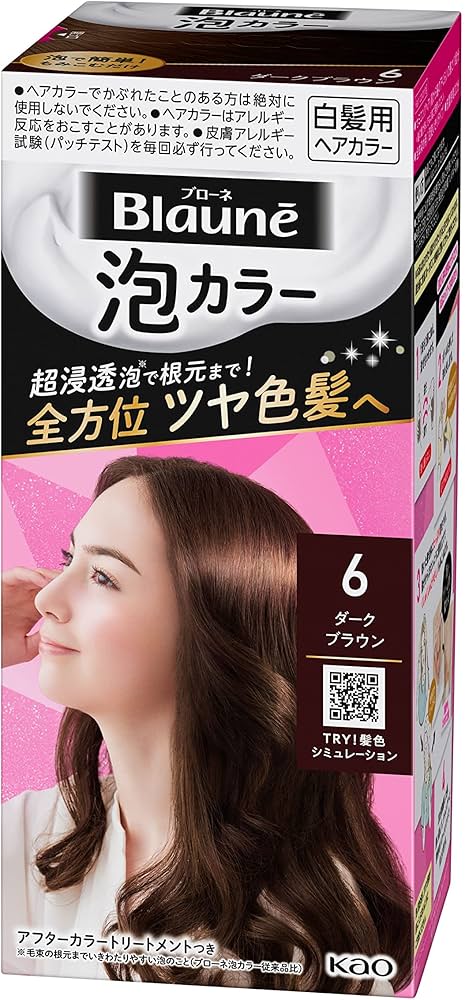 Amazon.co.jp: ブローネ泡カラー 6 ダークブラウン [医薬部外品
