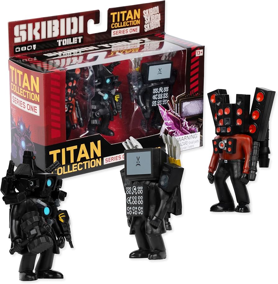 Amazon.com: Skibidi Toilet Titan 3 Pack – All-New Collectibles