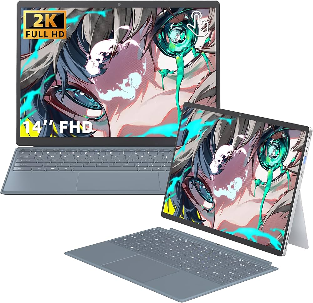 Amazon.co.jp: 2 in 1 ノートパソコン【Win 11 Pro/MS Office 2019】14