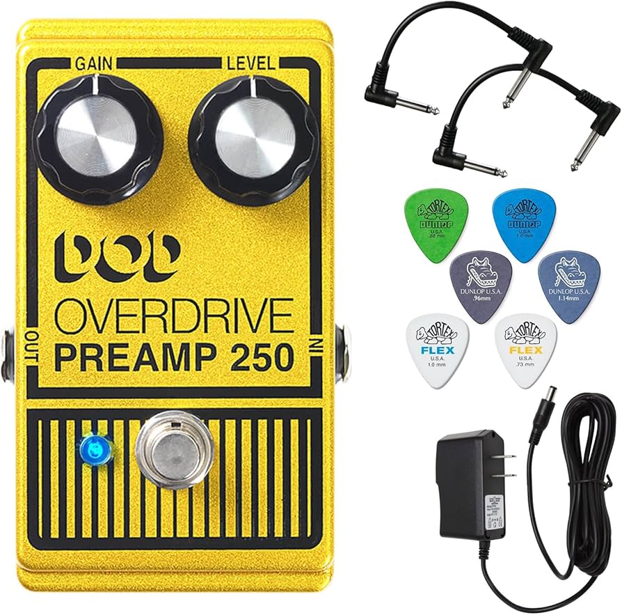 Amazon.com: Digitech DOD Overdrive 250 Analog Overdrive Preamp