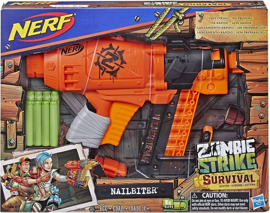 Amazon | NERF Nailbiter ゾンビストライクトイ ブラスター - 公式