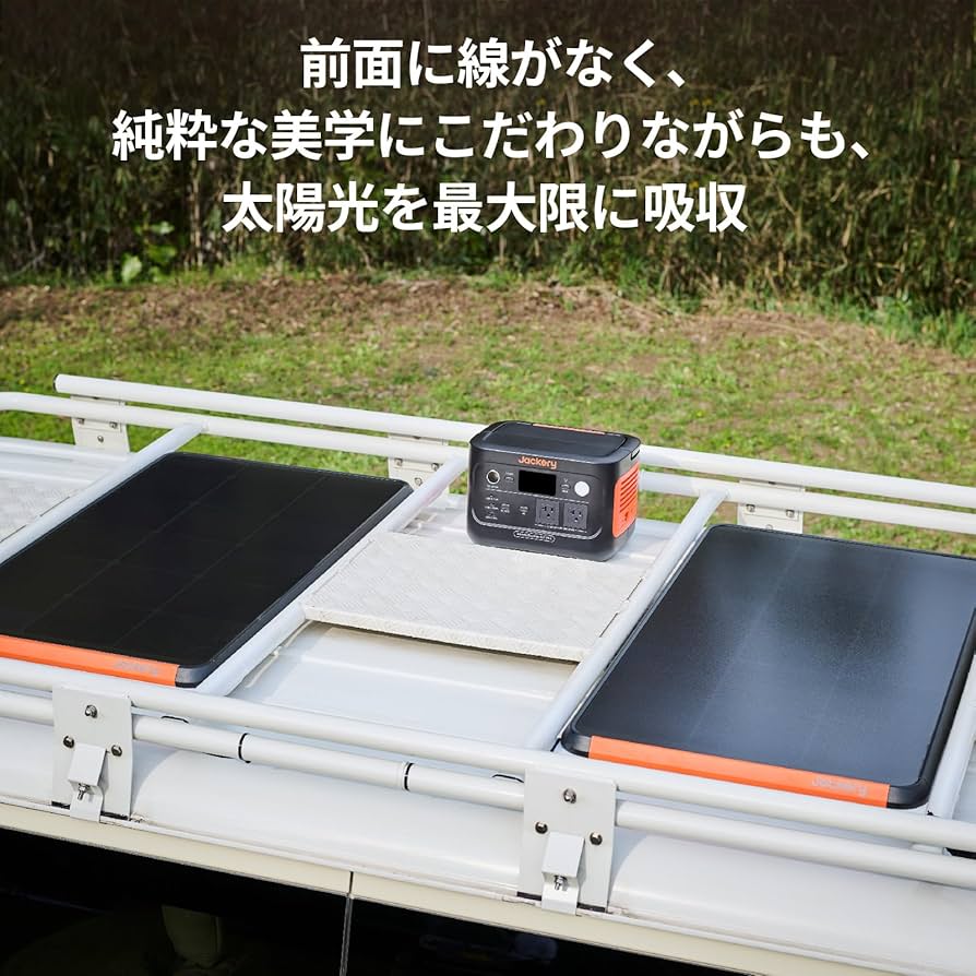 Amazon.co.jp: Jackery SolarSaga 100 Prime ソーラーパネル 100W 両面