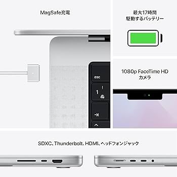 Amazon.co.jp: 【整備済み品】Apple MacBook Pro 2021 (14インチ,16GB