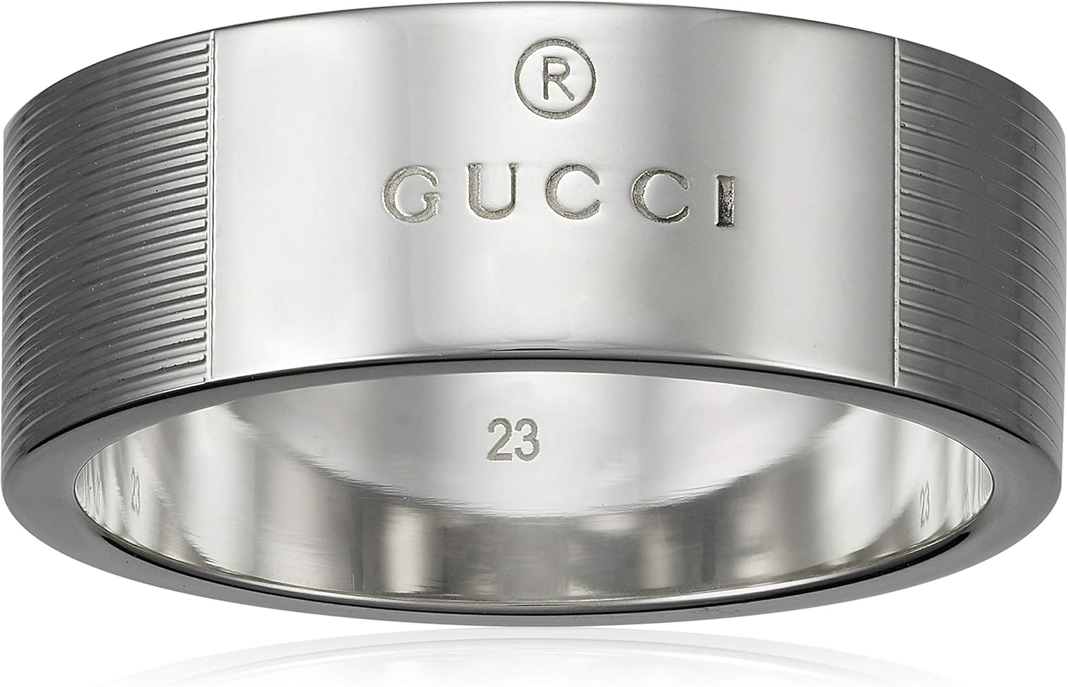 Amazon.co.jp: [グッチ] Gucci シルバー リング ロゴ GUS-163179-J8400