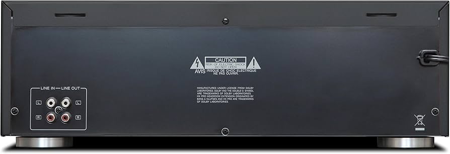Amazon.co.jp: TEAC カセットデッキ ダブルオートリバース ブラック W