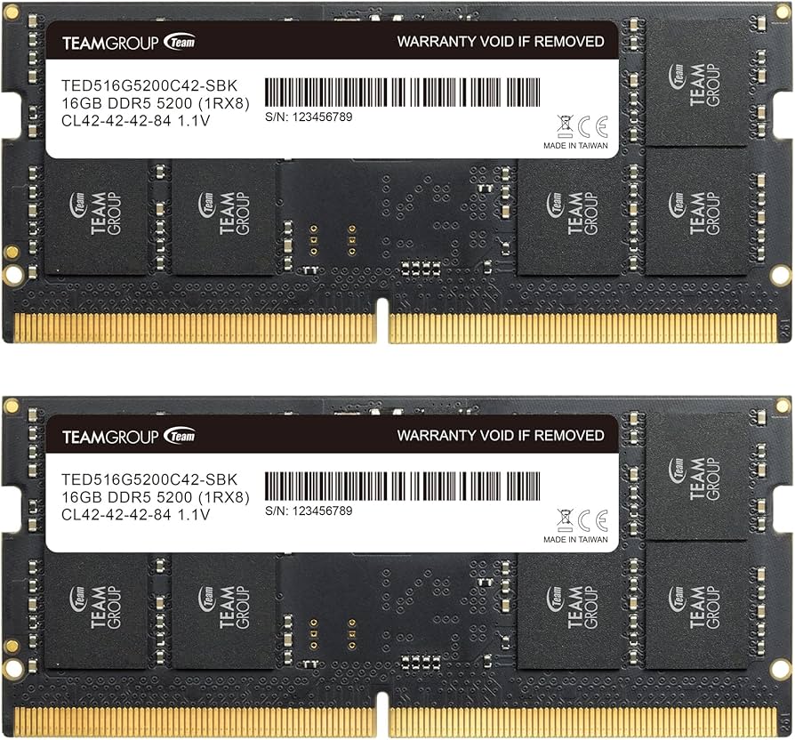 TeamGroup 32GB DDR4-3200 SODIMM 2本=64GB TeamGroup 32GB DDR4-3200