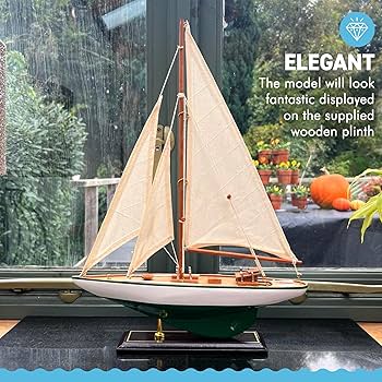 Amazon.com: Thorness Detailed 35cm Long Wooden Model J Class