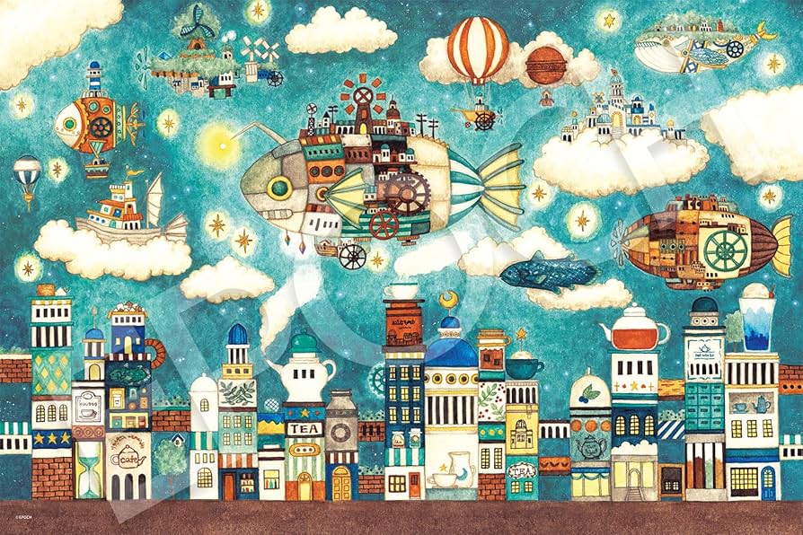 Amazon | エポック社 1000ピース ジグソーパズル イラスト/アート 西村