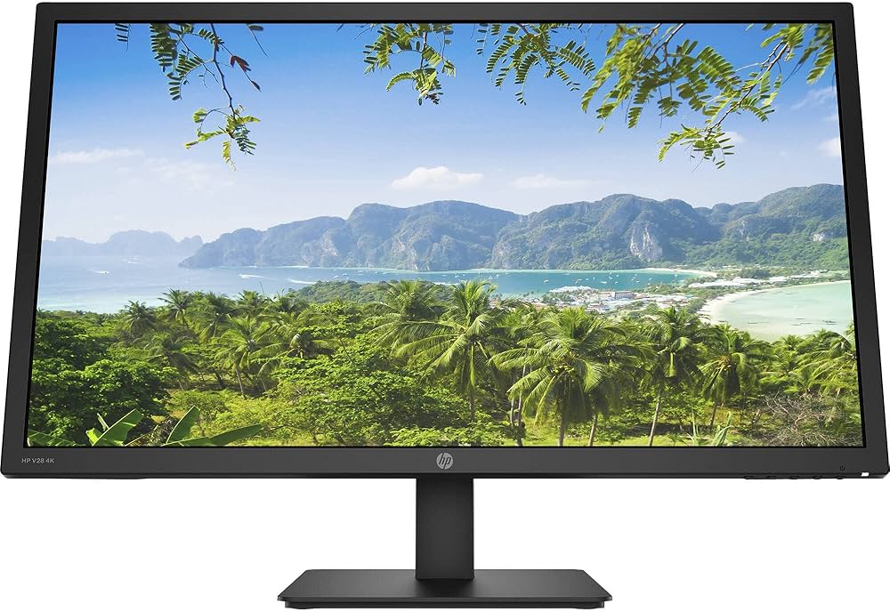 HP V28 4K Monitor - Computer Monitor with 28-inch Diagonal Display