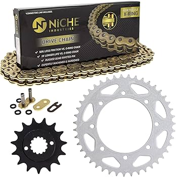 Amazon.com: NICHE Drive Sprocket Chain Combo for Kawasaki KLR650