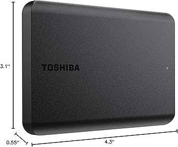Amazon.com: Toshiba Canvio Basics 2TB Portable External Hard Drive