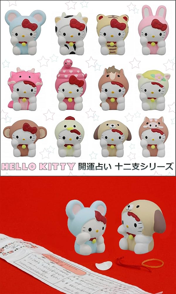 Amazon.co.jp: Hello Kitty Good Luck Zodiac Figurine Collection