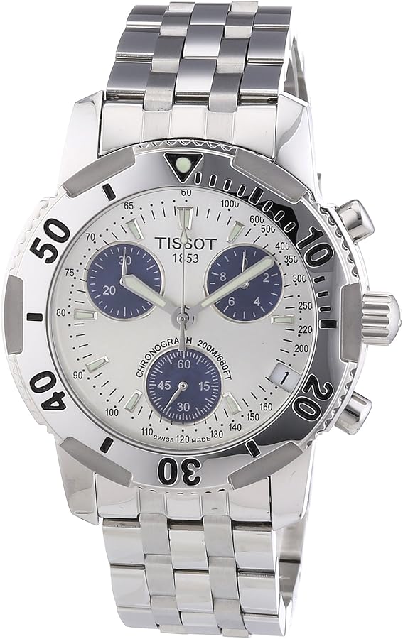Amazon.co.jp: [ティソ]TISSOT 腕時計 PRS200 クロノダイバー ホワイト