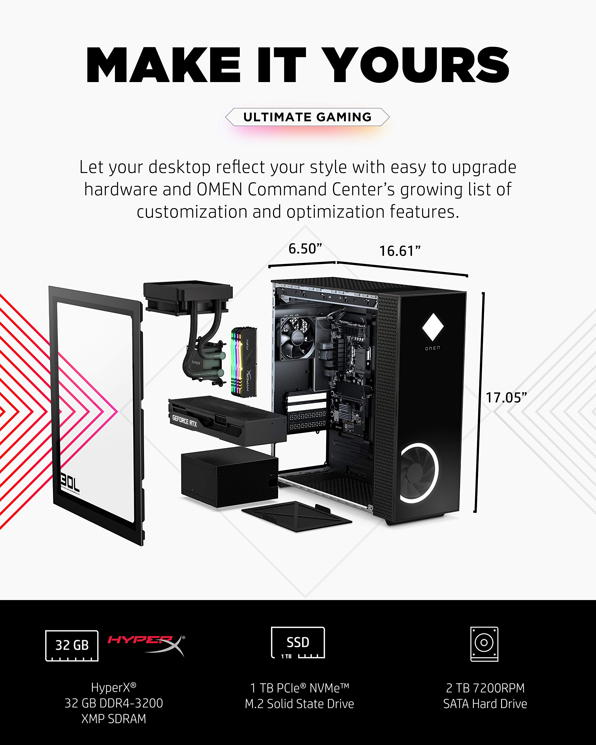 Amazon.co.jp: OMEN 30L ゲーミングデスクトップPC NVIDIA GeForce RTX