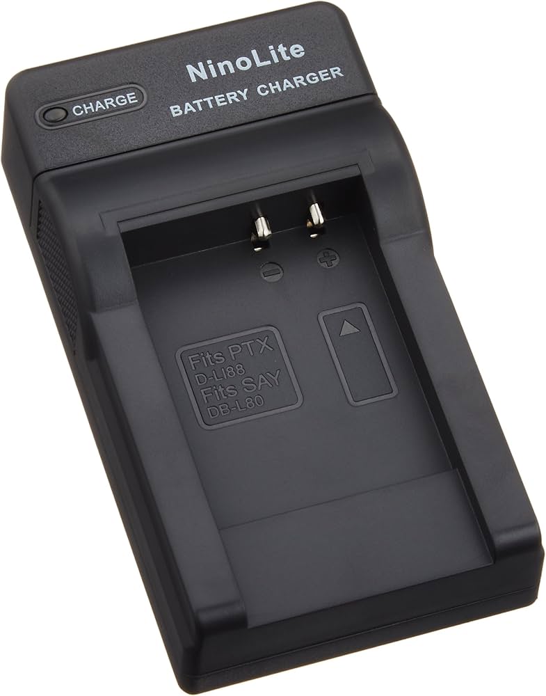 Amazon | NinoLite USB型 バッテリー 用 充電器 海外用交換プラグ付