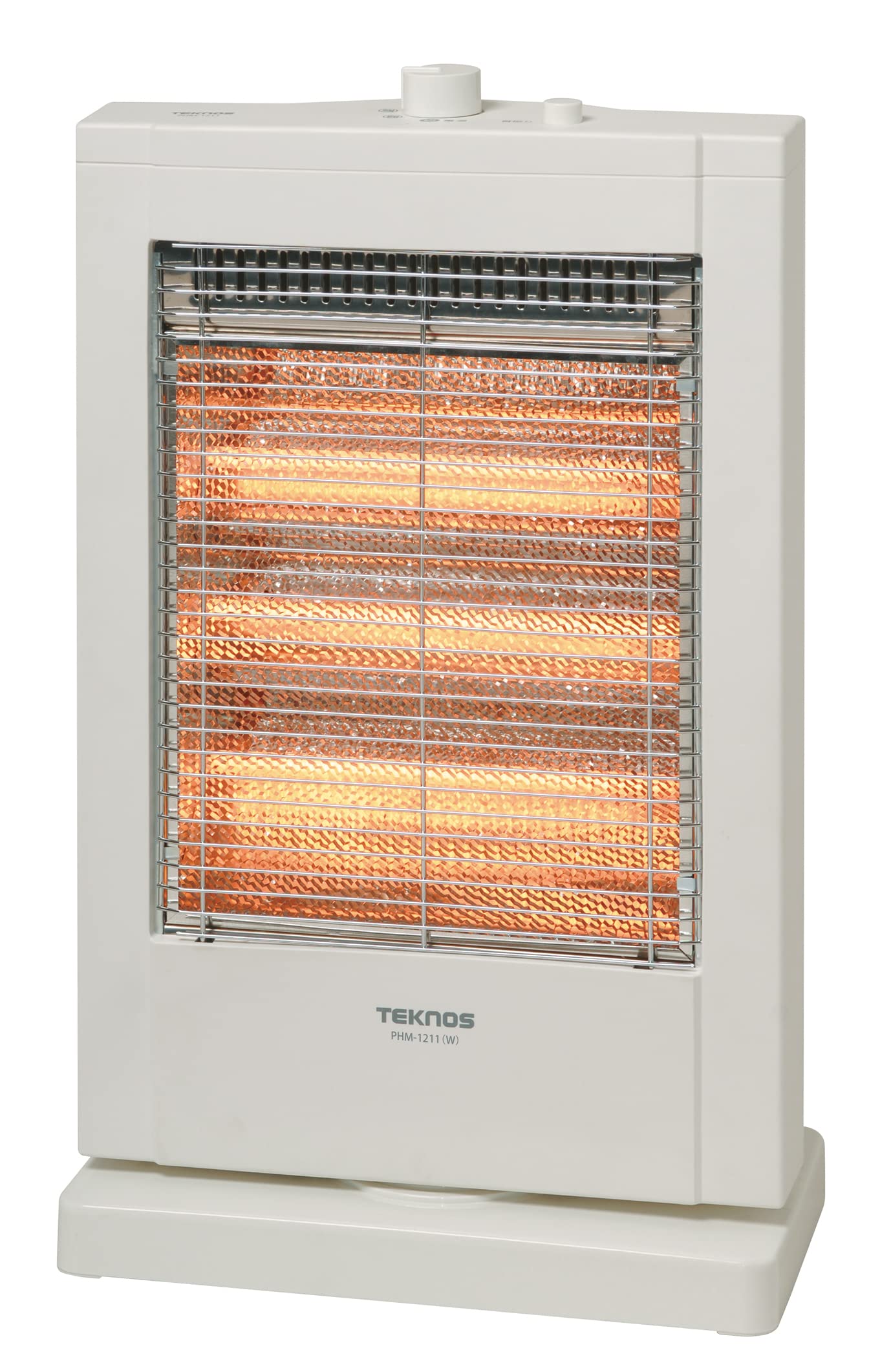 Amazon | TEKNOS ハロゲンヒーター 3灯 1200W,800W PH-1212(W