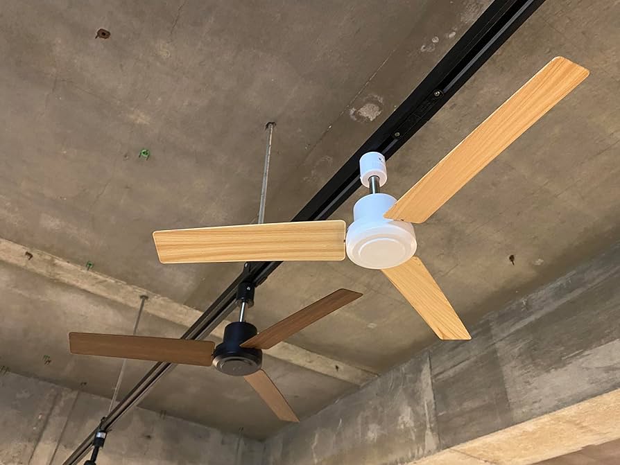 Amazon | DUCT RAIL FAN DC plus 50 (WH×WOOD_NT) サーキュレーター