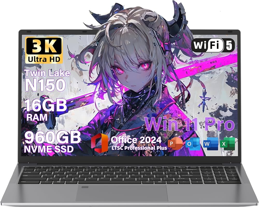 Amazon.co.jp: SERYUB Office 2024搭載ノートパソコン 16インチ 3K