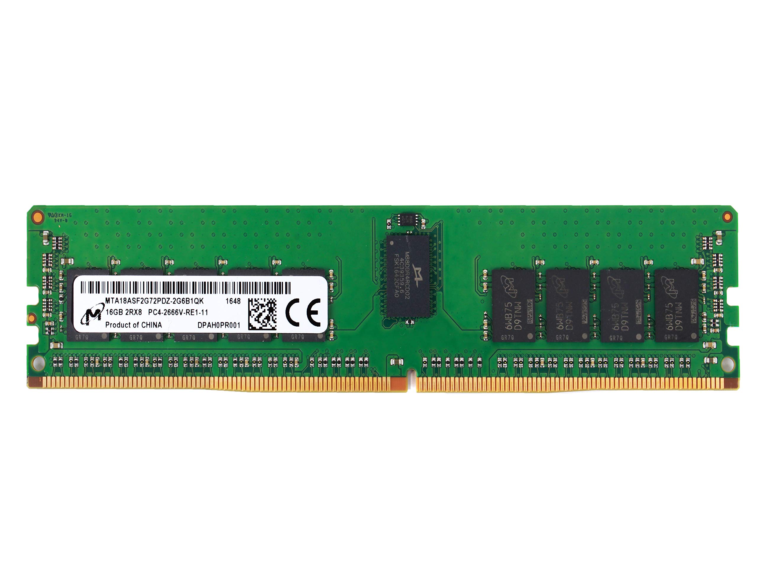 Amazon | MICRON 16GB PC4-2666V-R Registered ECC 2RX8 メモリー