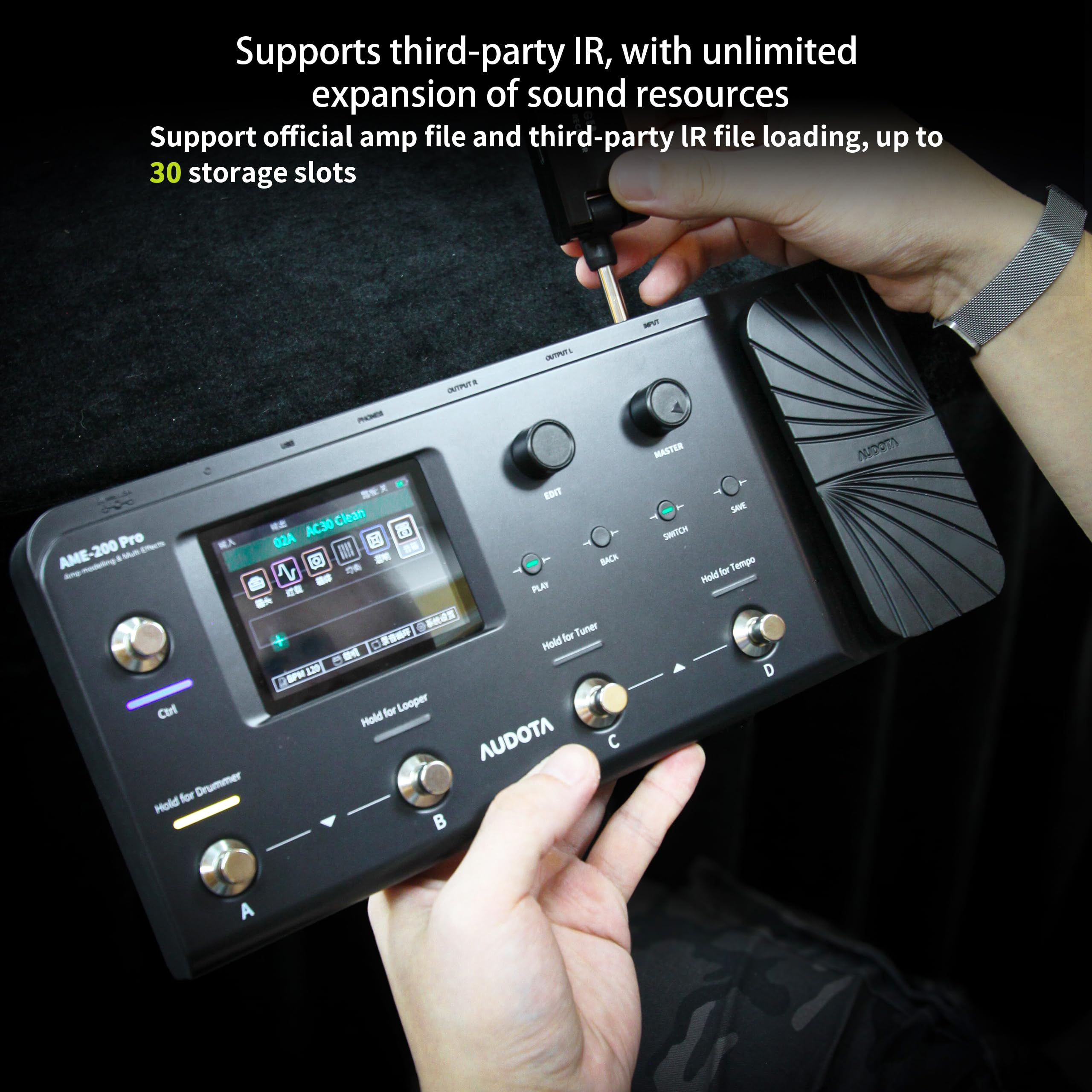 AUDOTA AME-200 Pro ギターマルチエフェクター AUDOTA AME-200 Pro