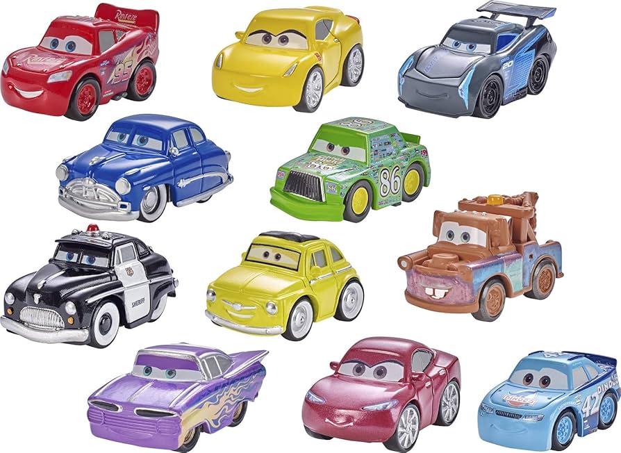 Amazon.com: Bundle of 6: Disney Pixar Cars 3 Die-Cast Mini Racers