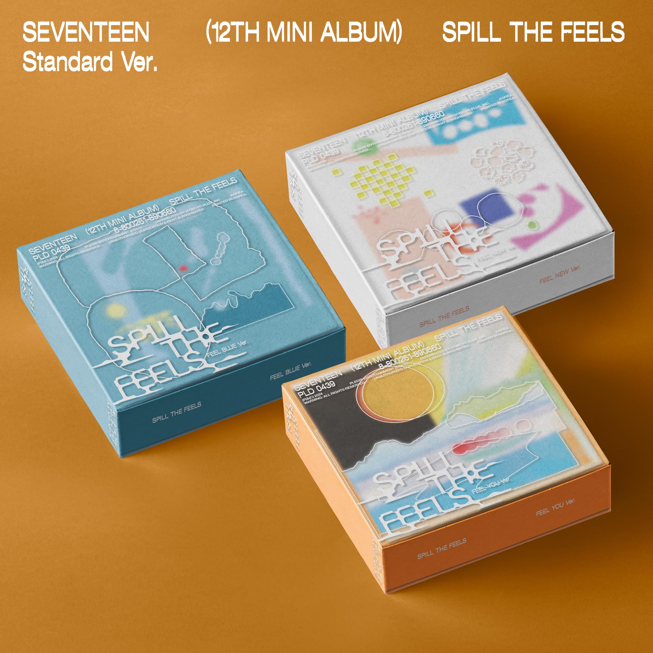 Amazon.co.jp: SEVENTEEN 12th Mini [SPILL THE FEELS]（韓国盤