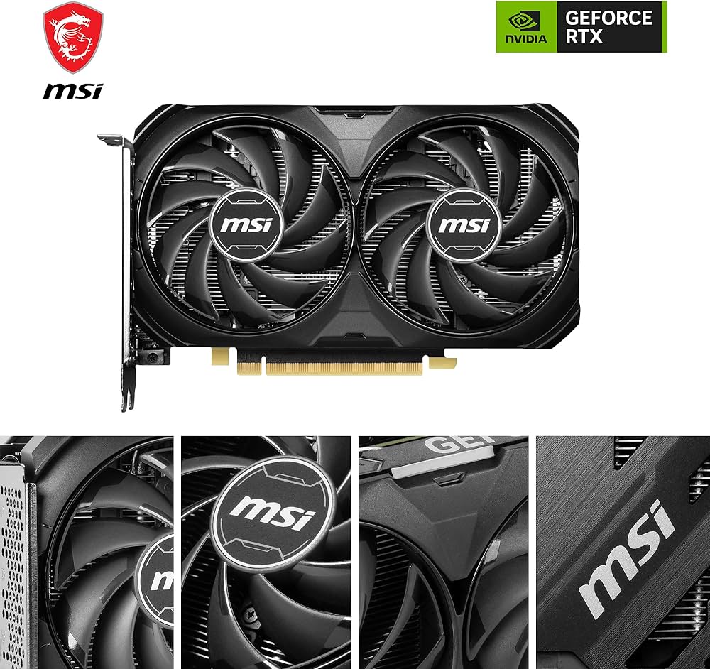 Amazon | MSI Geforce RTX 4060 Ti Ventus 2X ブラック 8G Oc