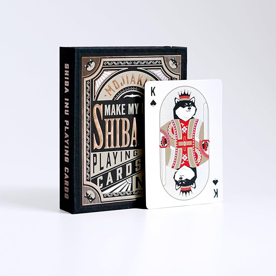 Amazon.co.jp: MOJIAKIRA 柴犬 トランプ - レッドエディション