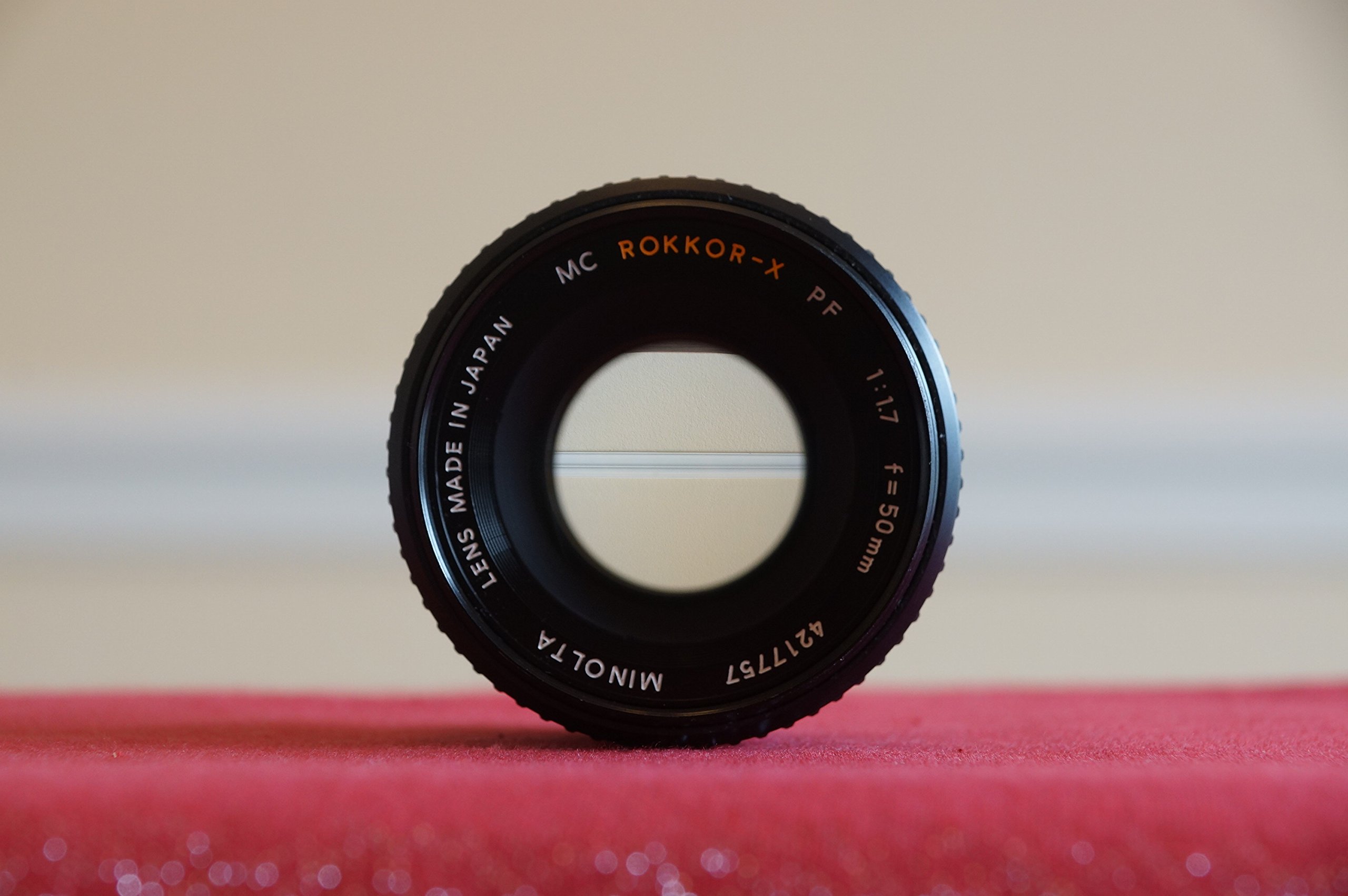 Amazon.co.jp: MINOLTA ミノルタ MC ROKKOR-PF 50mm F1.7 : 家電＆カメラ