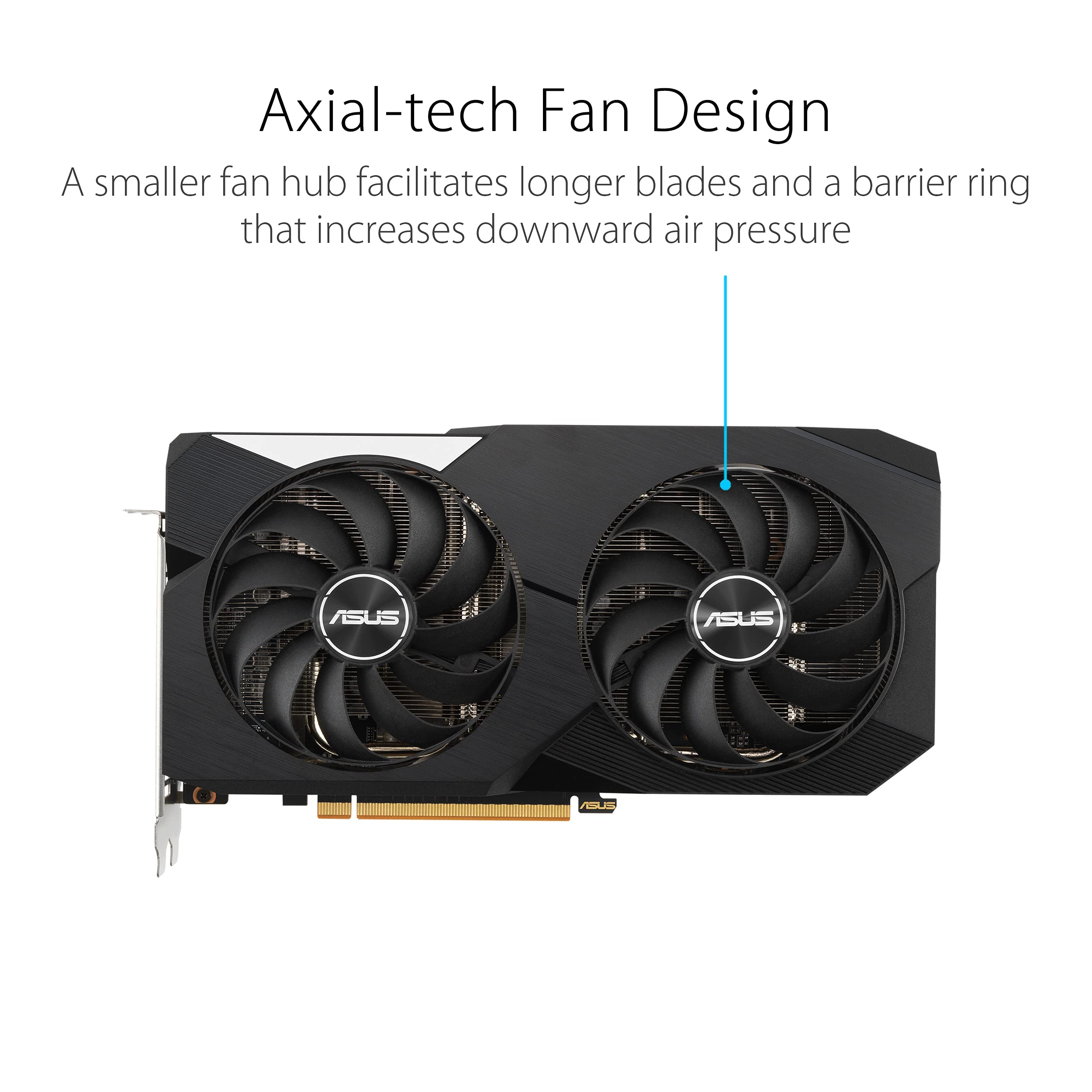 Amazon | ASUS Dual AMD Radeon RX 6600 XT OC Edition 8GB GDDR6