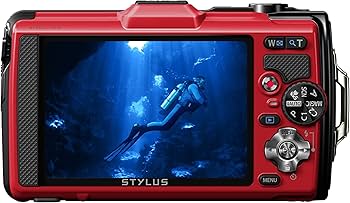 Amazon | OLYMPUS デジタルカメラ STYLUS TG-3 Tough レッド 1600万