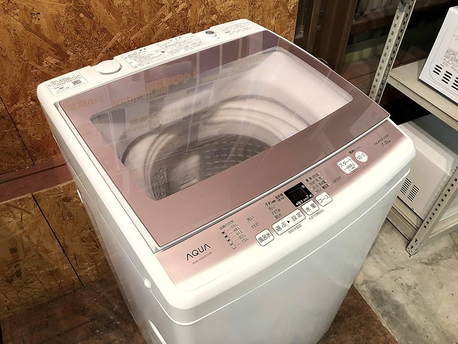 Amazon.co.jp: AQUA アクア AQW-KSGP7F 7.0kg 全自動洗濯機 ピンク