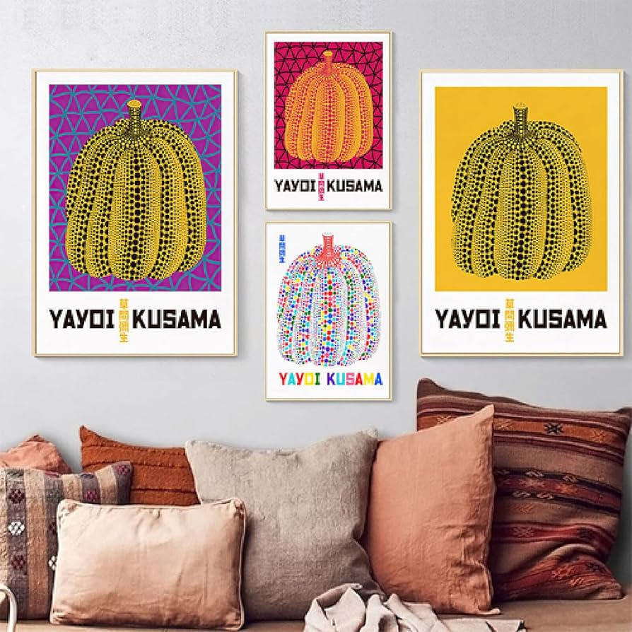 Amazon.co.jp: Yayoi Kusama 草間彌生 ポスター セット 日本 ウォール