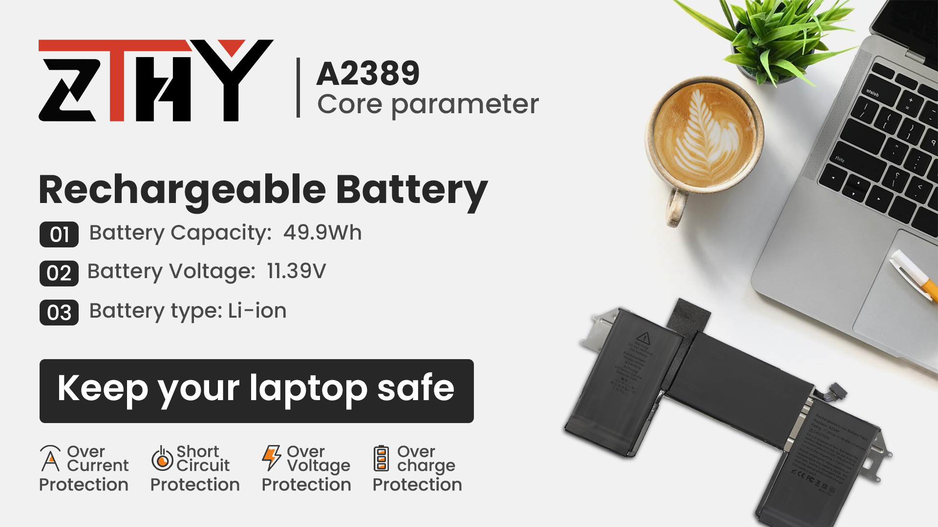 Amazon.com: A2337 A2389 Laptop Battery Replacement for MacBook Air