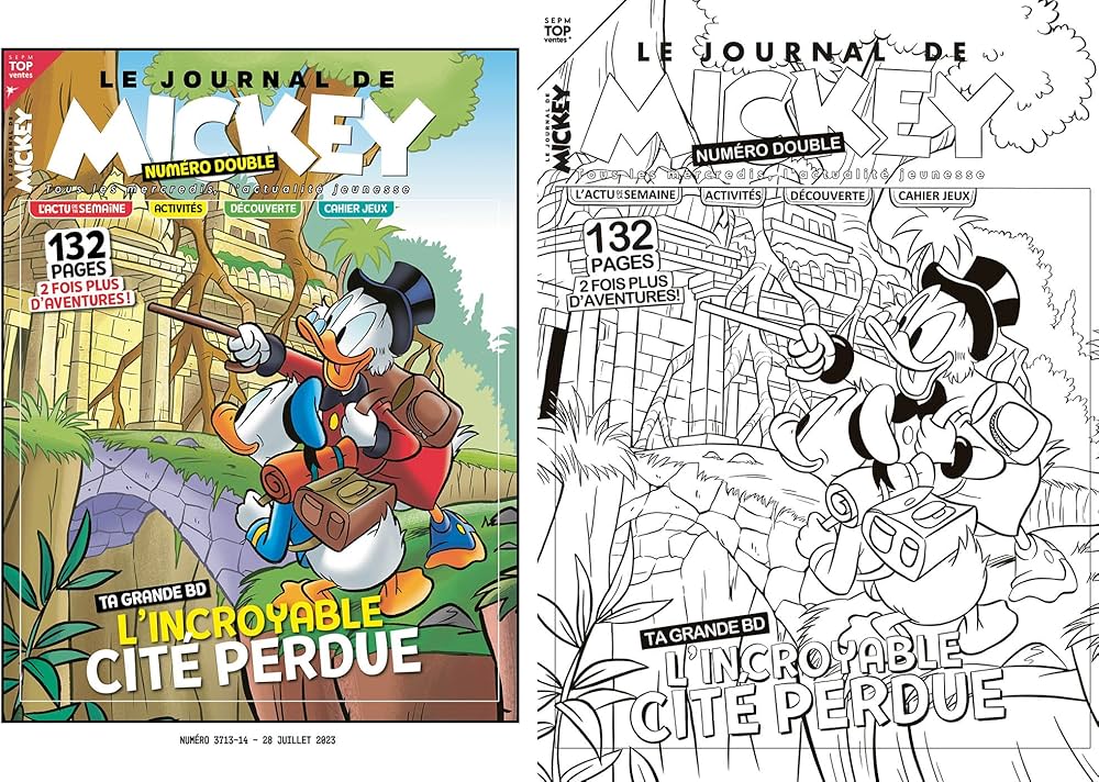 Amazon.com: Le Journal de Mickey: 9782017285564: Collectif: Books