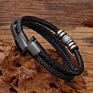 Amazon.com: APIUWOXE Ziella To My Son Leather Bracelet Year Old