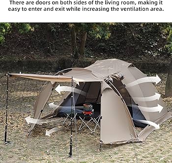 Amazon.co.jp: 防水ドームテント 耐火性 2人用 防水ドームテント