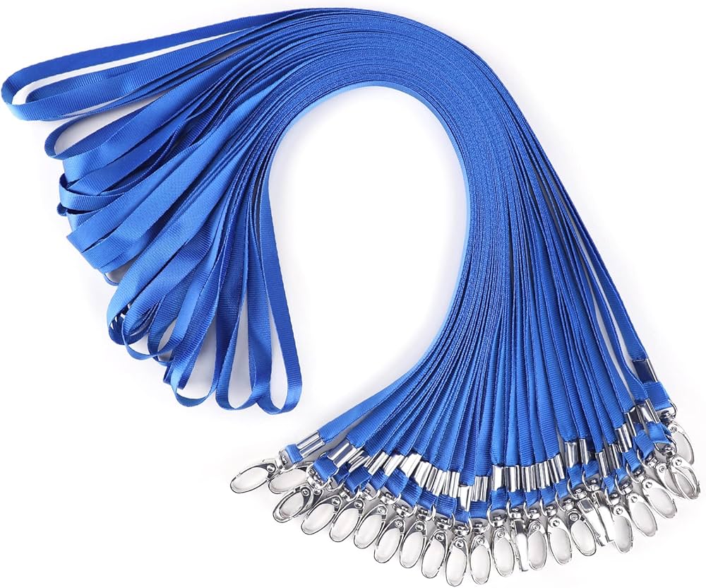 Amazon.co.jp: [Segarty] 【ネックストラップ】 首掛け 25本 青