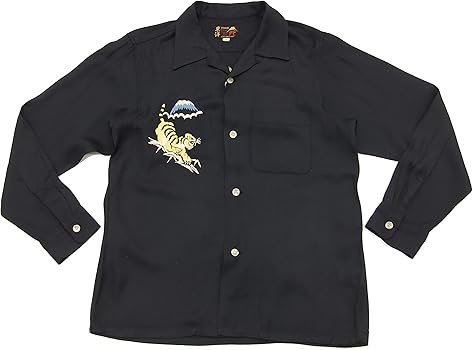 Amazon.co.jp: [テーラー東洋] 総刺繍レーヨンスカシャツ TT27402