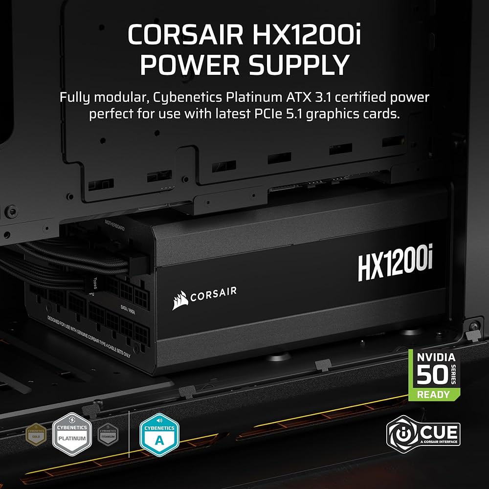 Amazon | CORSAIR HX1200i (2025) 完全モジュラー超低ノイズATX電源