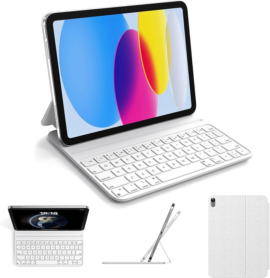 Amazon.com: HOU Slim Bluetooth Keyboard Case for 2025 11th-Gen