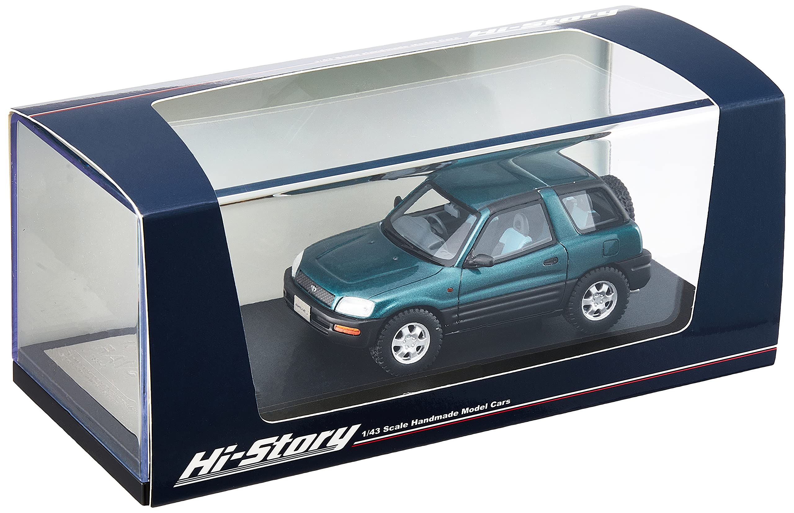 Amazon | Hi Story 1/43 トヨタ RAV4 J (1994) ダークグリーンマイカ